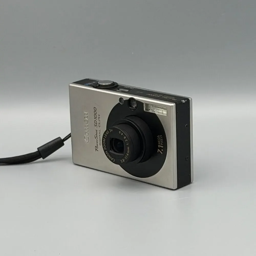 Canon PowerShot SD1000 Digital Camera | 7.1MP | Silver